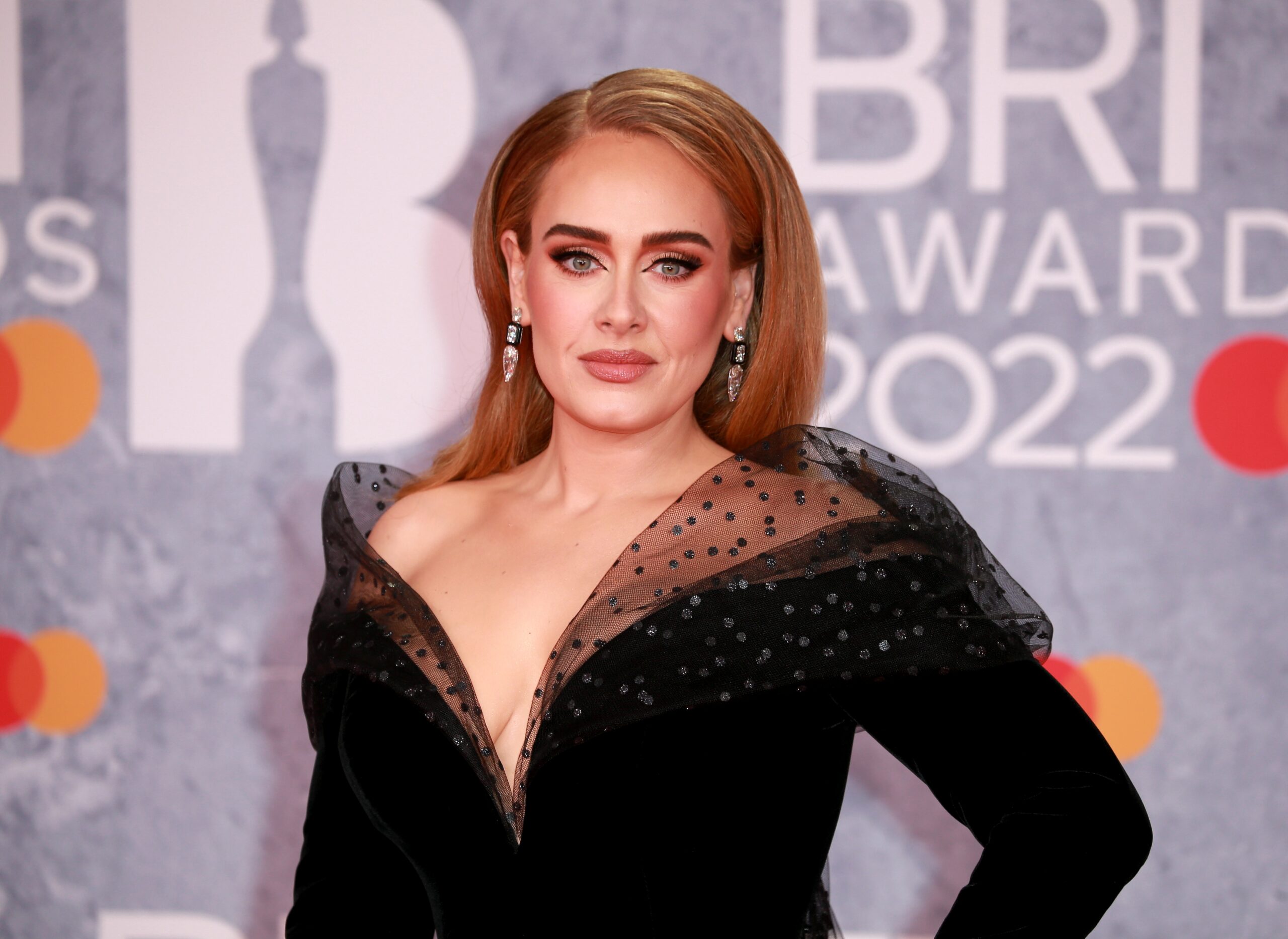 Is Adele a lesbian? Lots of people believe so. Here she is looking stunning in a black dress.