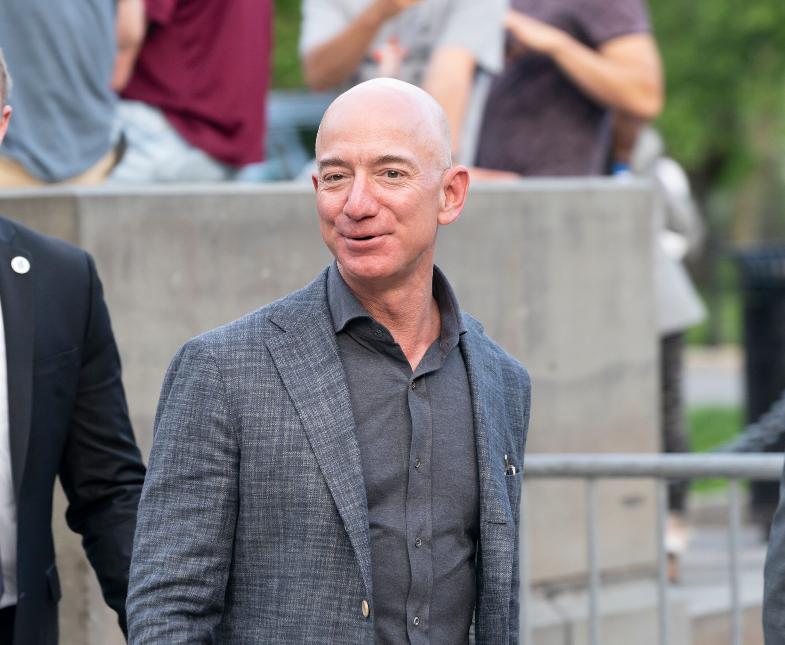 Is Jeff Bezos gay? Here is a photo of him looking dashing in a suit.