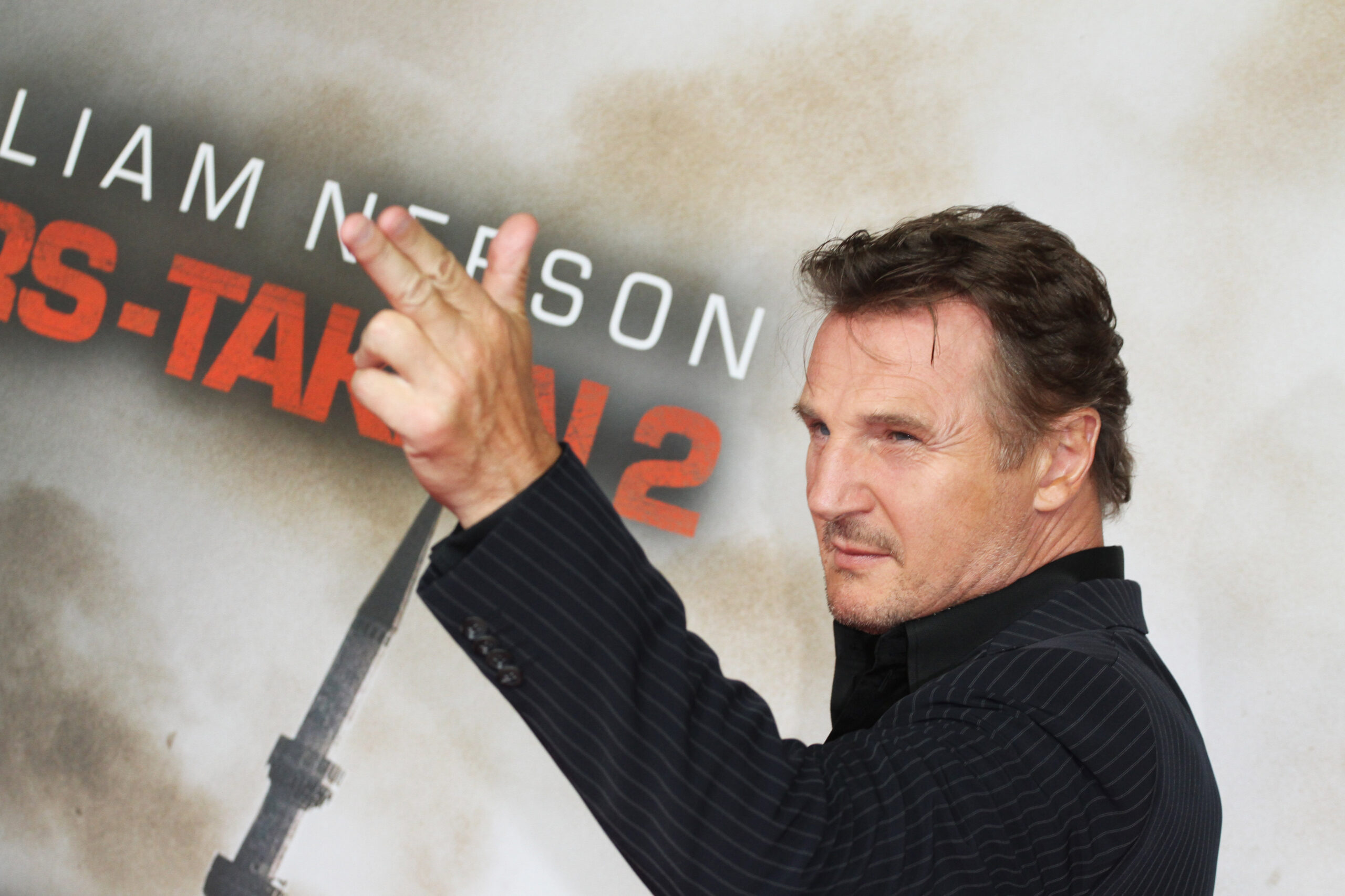 Is Liam Neeson gay? We don't think so.